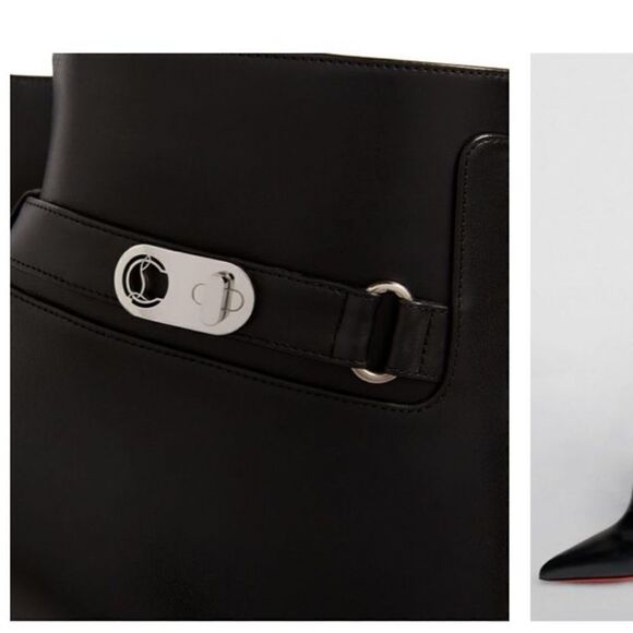 Lock So Kate Leather Red Sole Booties - Picture 8 of 13